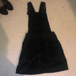 Urban outfitter black corduroy dress